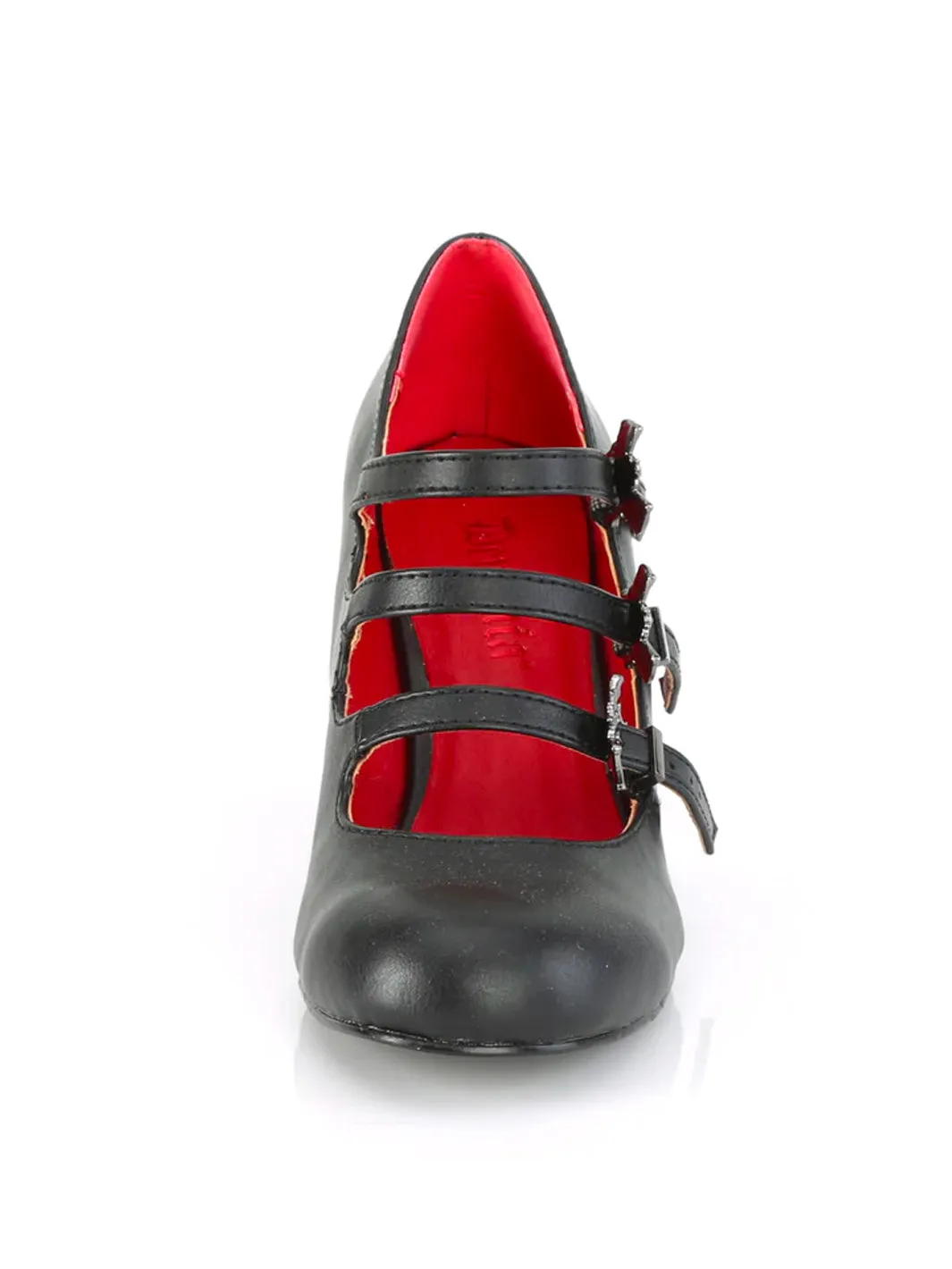 DEMONIA VIVIKA-38 - BLACK VEGAN LEATHER ✰ PRE ORDER ✰