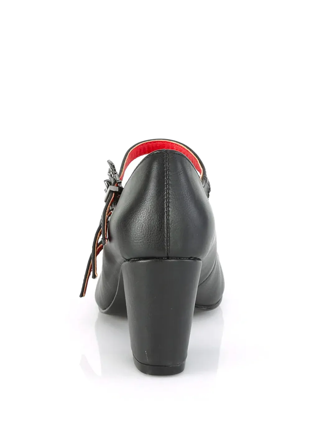 DEMONIA VIVIKA-38 - BLACK VEGAN LEATHER ✰ PRE ORDER ✰