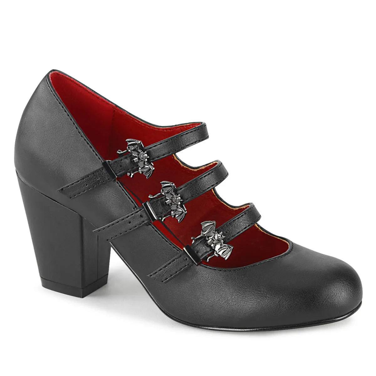 DEMONIA VIVIKA-38 - BLACK VEGAN LEATHER ✰ PRE ORDER ✰