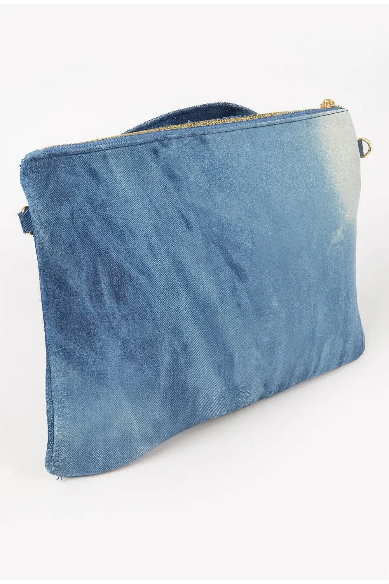 Denim Jacket Crossbody Clutch