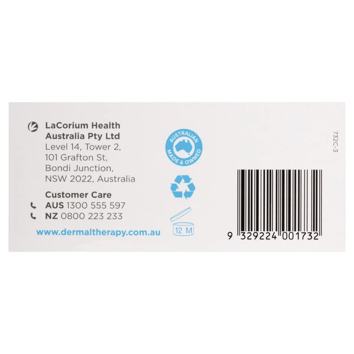 Dermal Therapy Heel Balm Platinum 75g