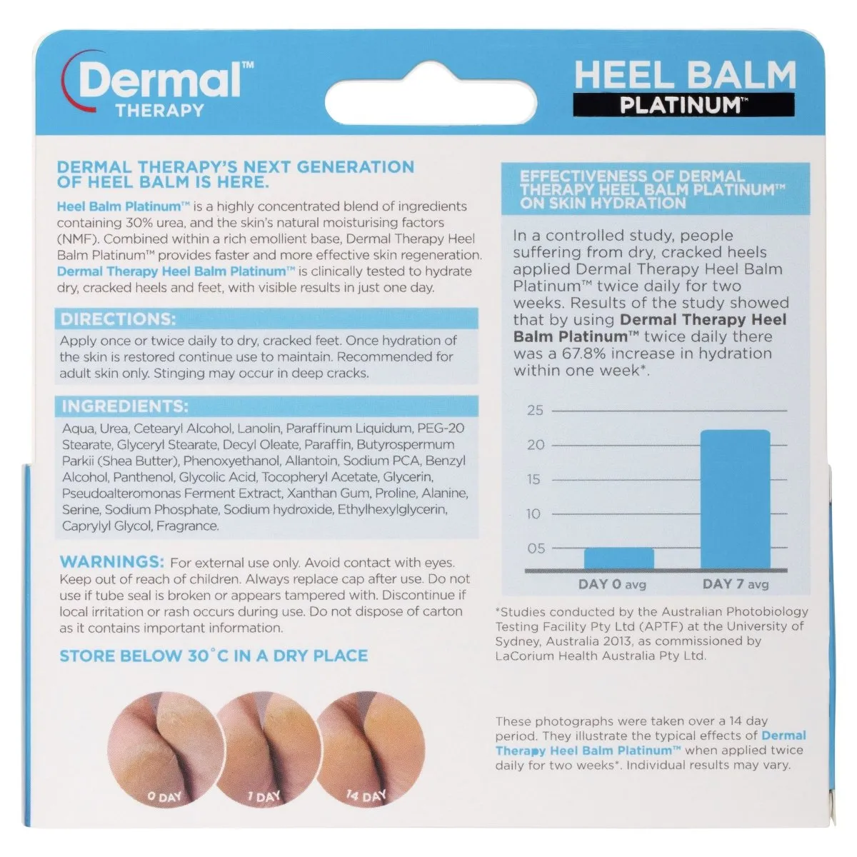 Dermal Therapy Heel Balm Platinum 75g