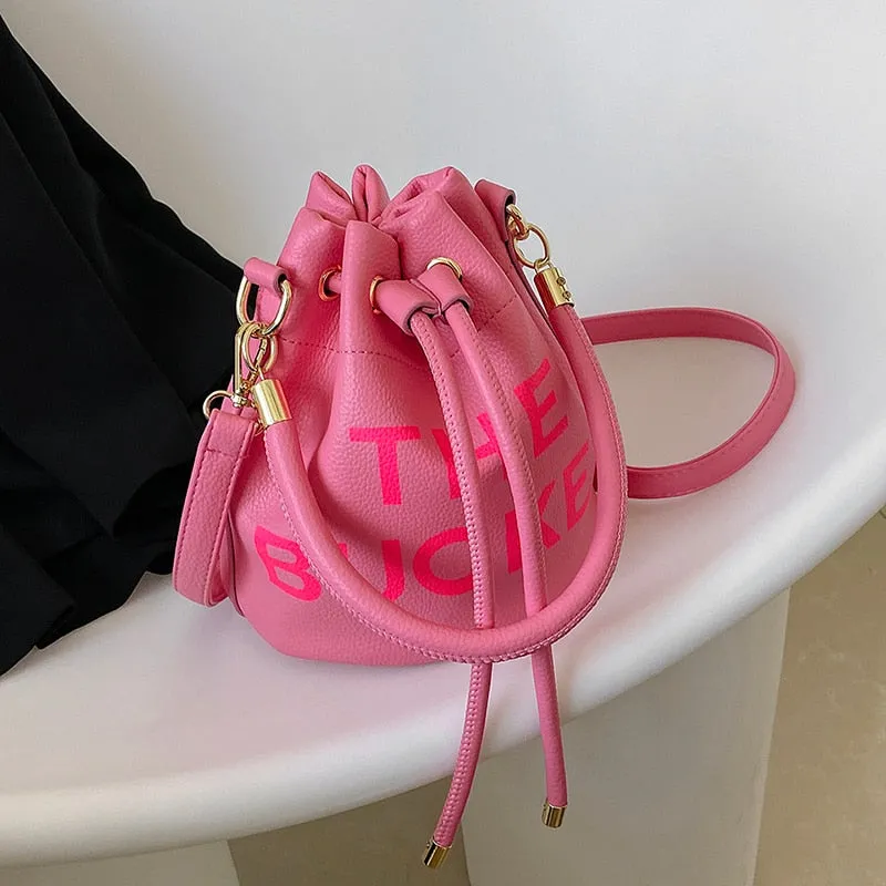 Designer VELOUR Bucket Shoulder Crossbody Bags