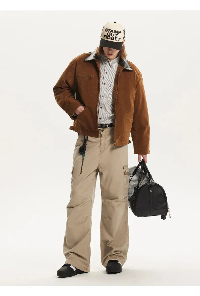 Detroit Suede Vintage Padded Jacket