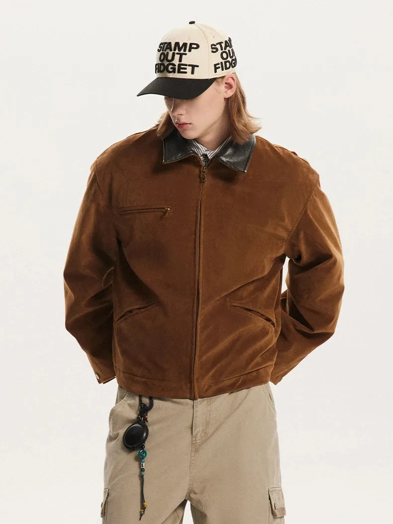 Detroit Suede Vintage Padded Jacket