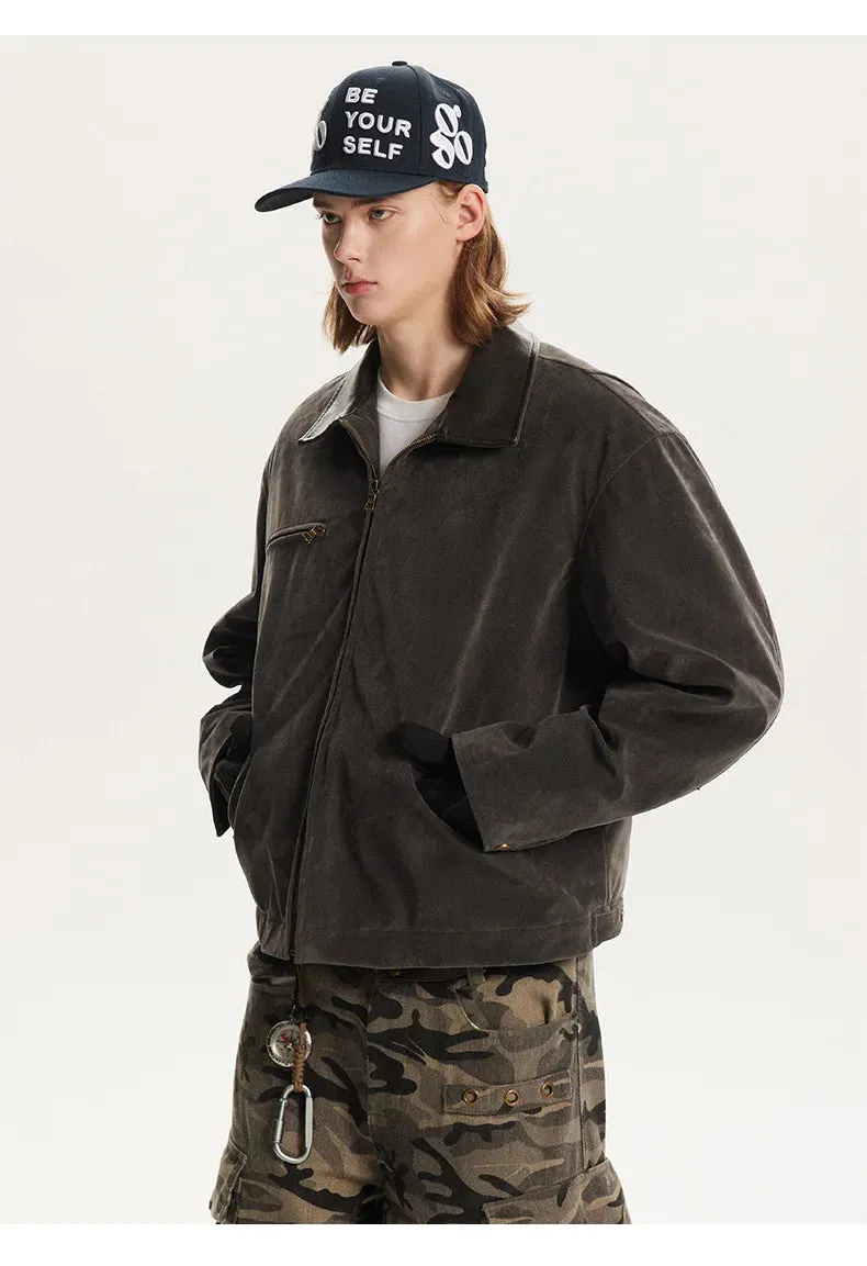 Detroit Suede Vintage Padded Jacket