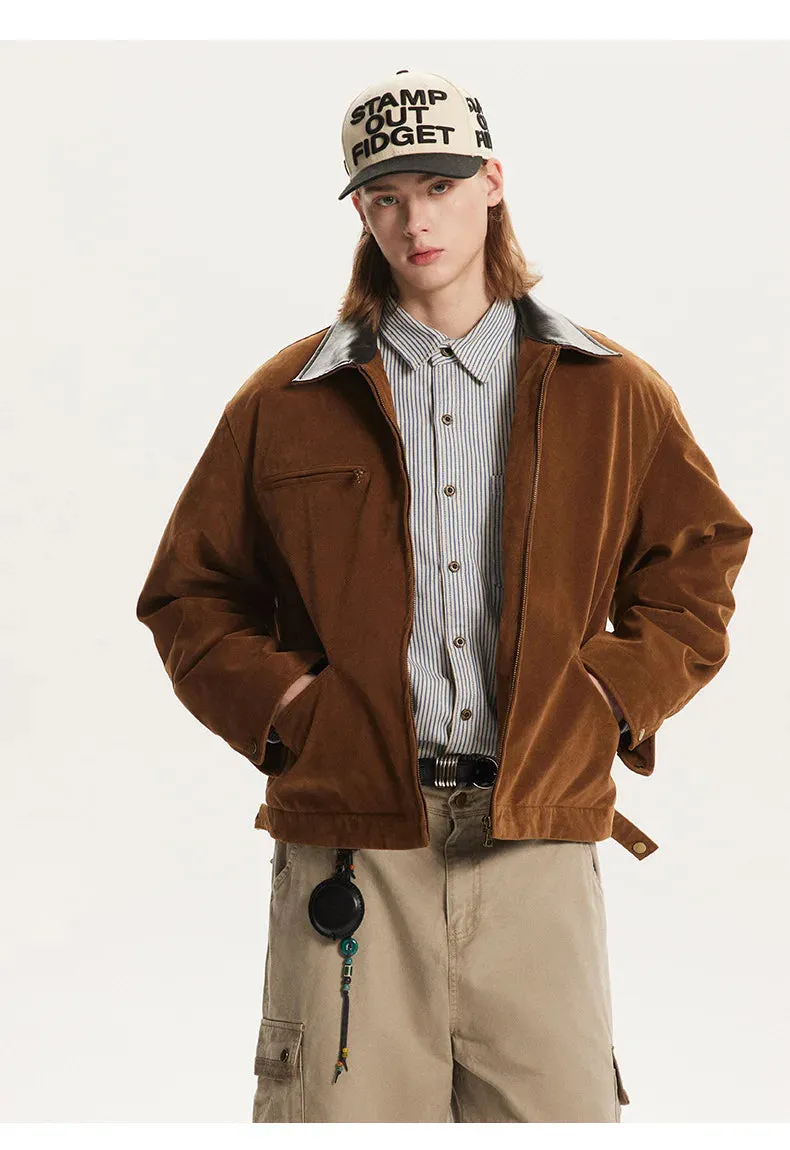 Detroit Suede Vintage Padded Jacket