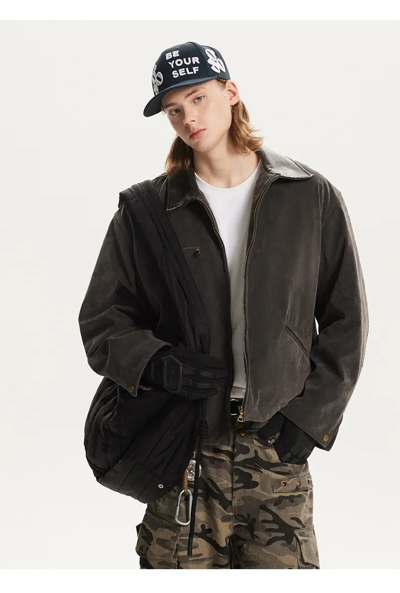 Detroit Suede Vintage Padded Jacket