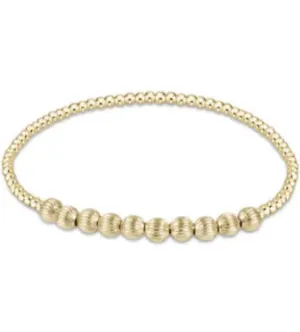 Dignity Beaded Bliss 2mm Bead Bracelet - 4mm Gold