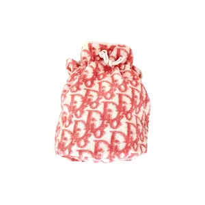 Dior Pink Monogram Bucket Bag