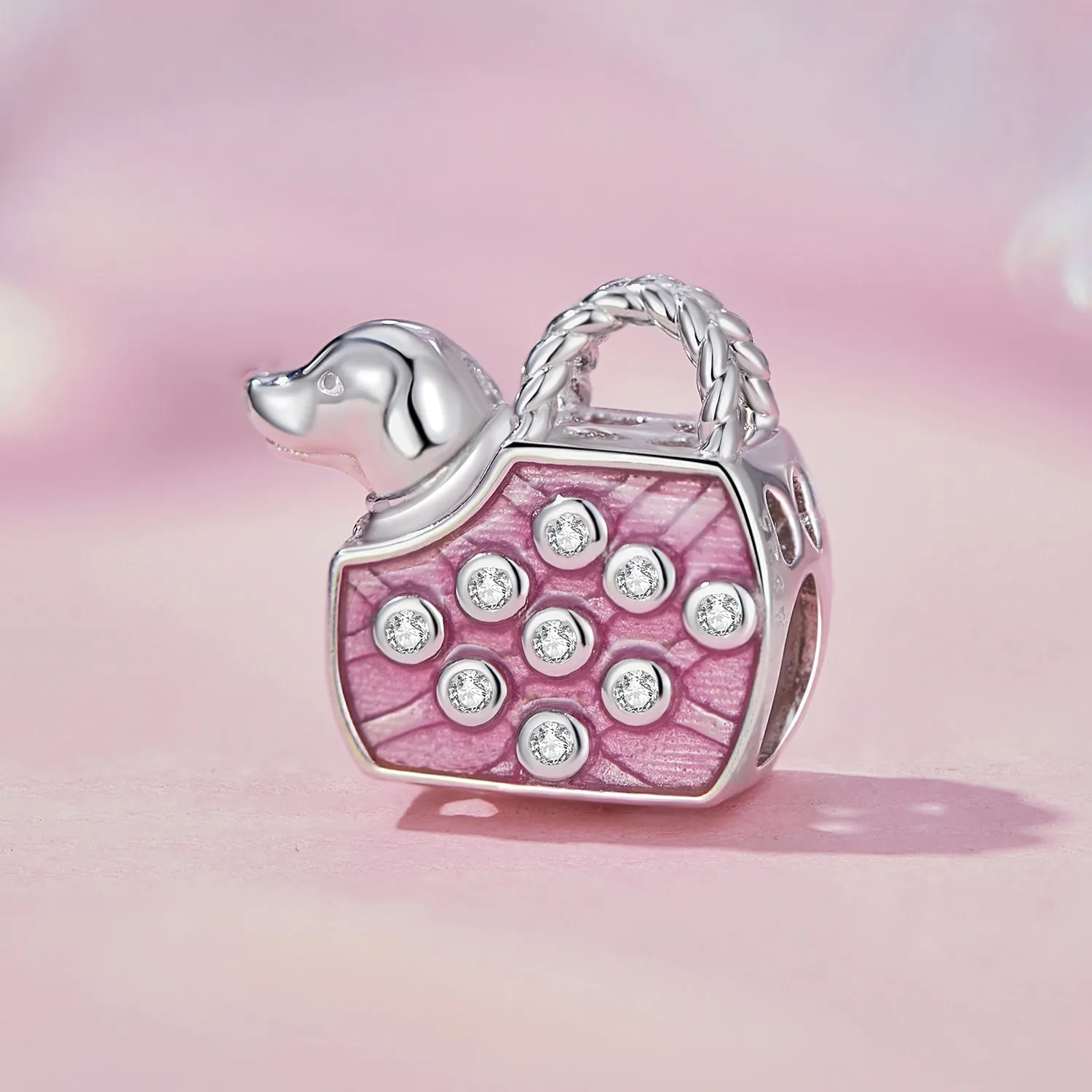 Dog in Handbag Charm