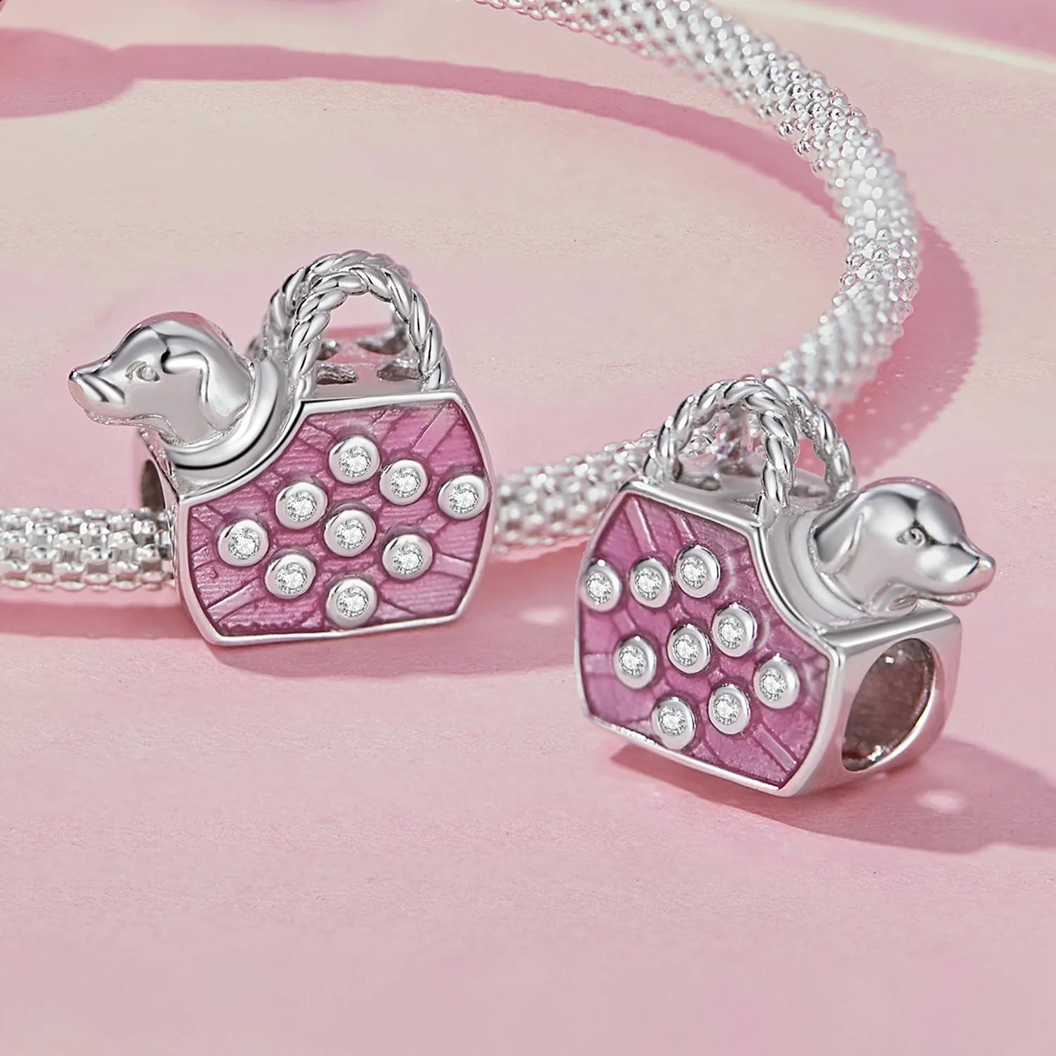 Dog in Handbag Charm