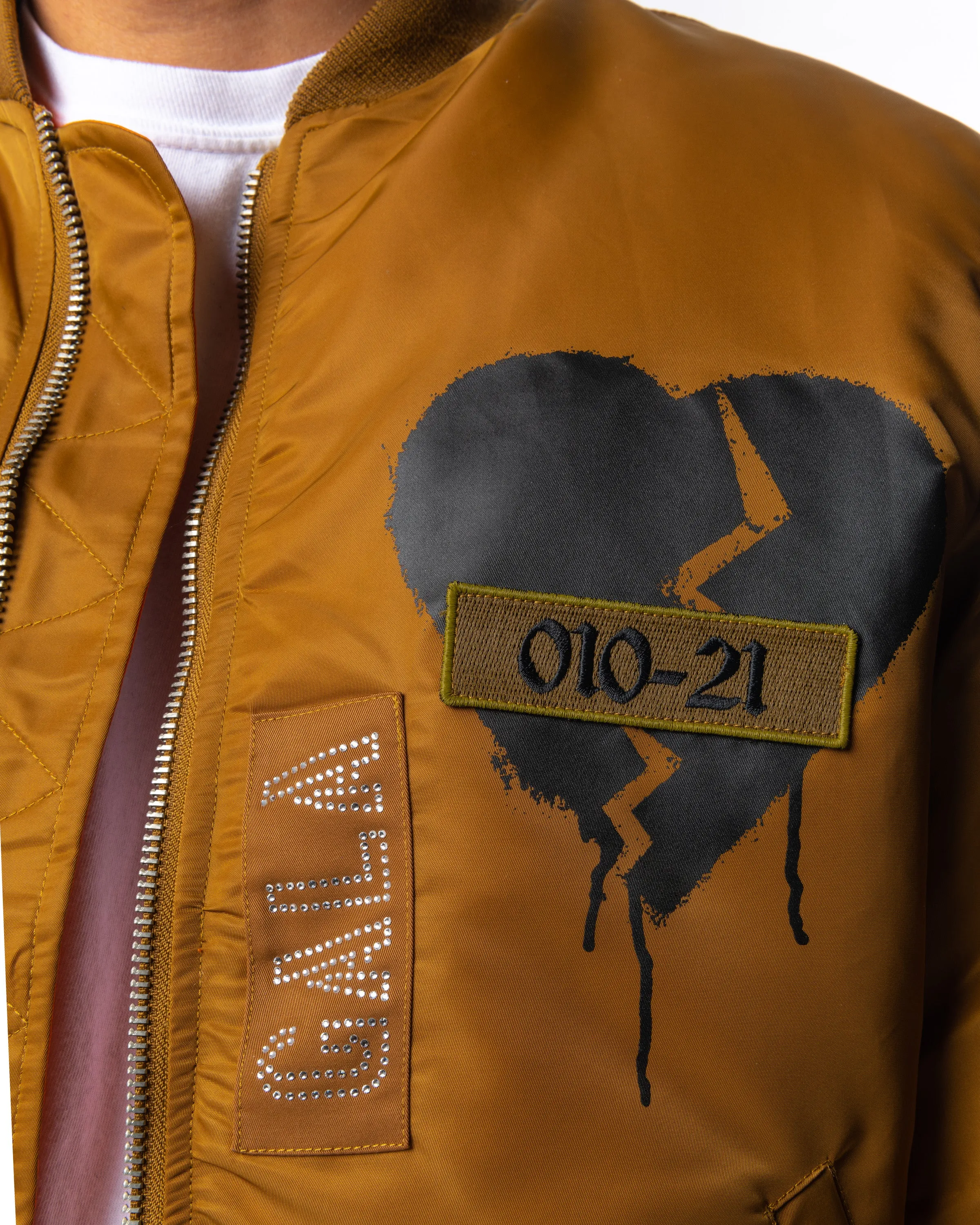 DOOMSDAY BOMBER JACKET (GOLD/SEPIA)
