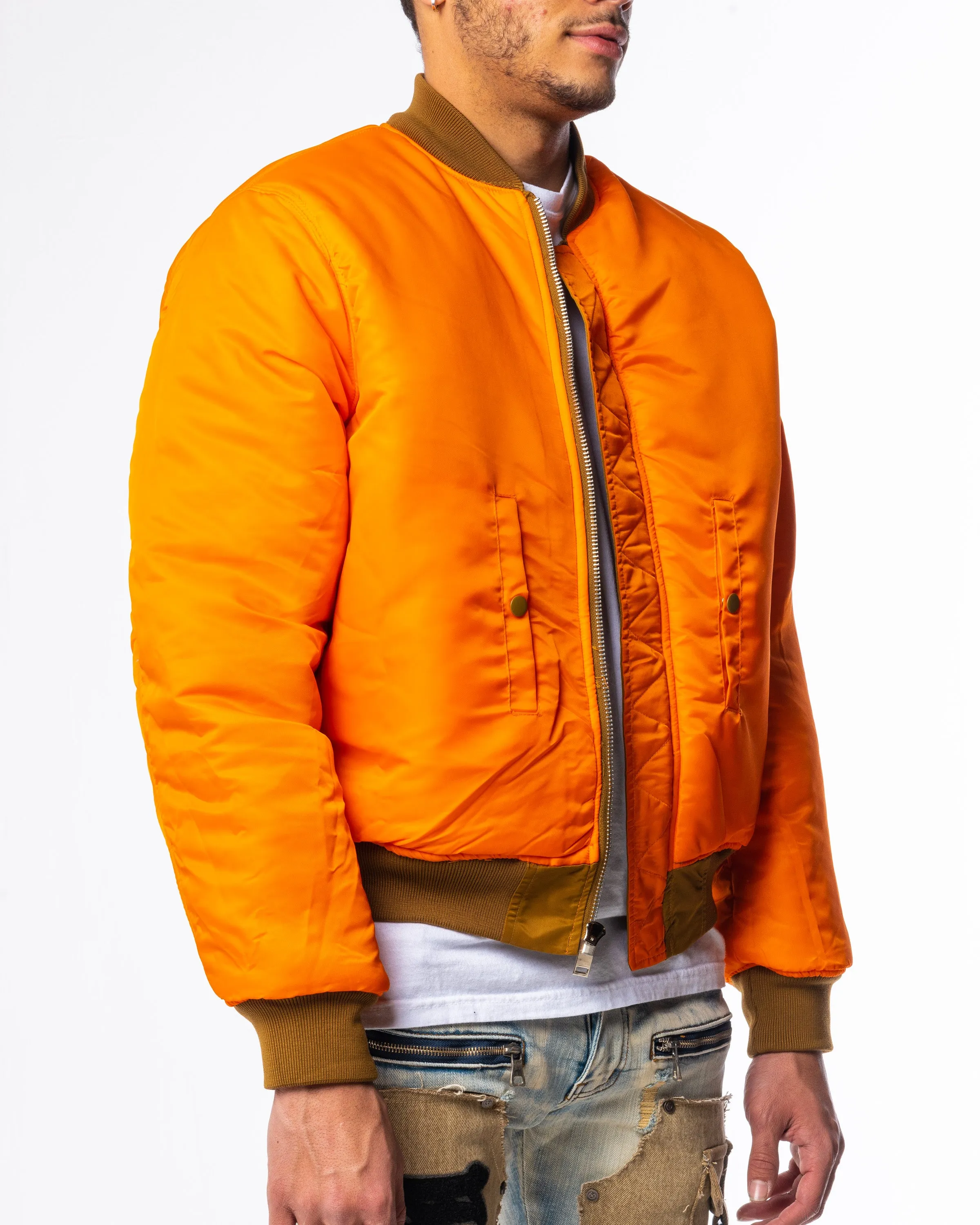 DOOMSDAY BOMBER JACKET (GOLD/SEPIA)