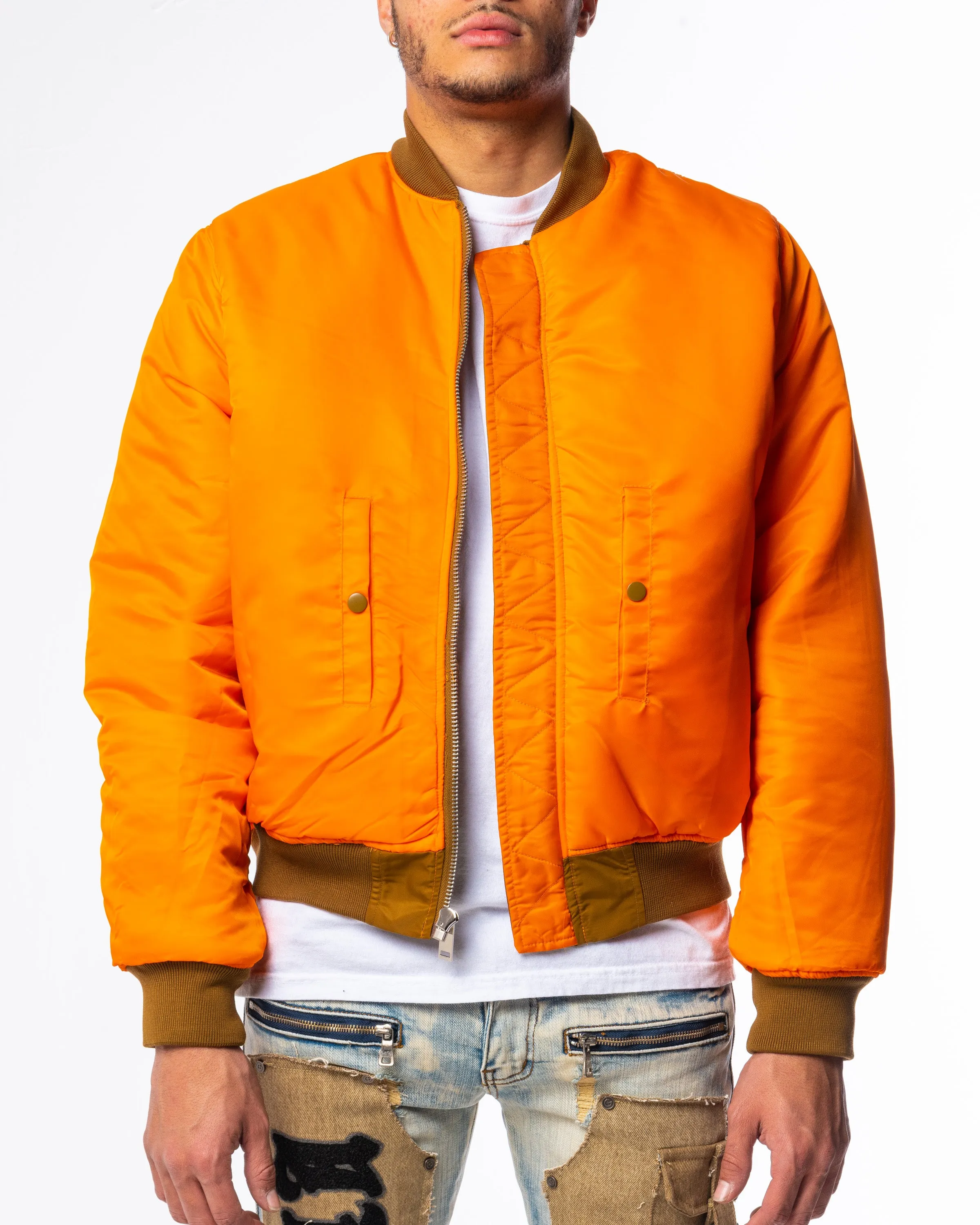 DOOMSDAY BOMBER JACKET (GOLD/SEPIA)