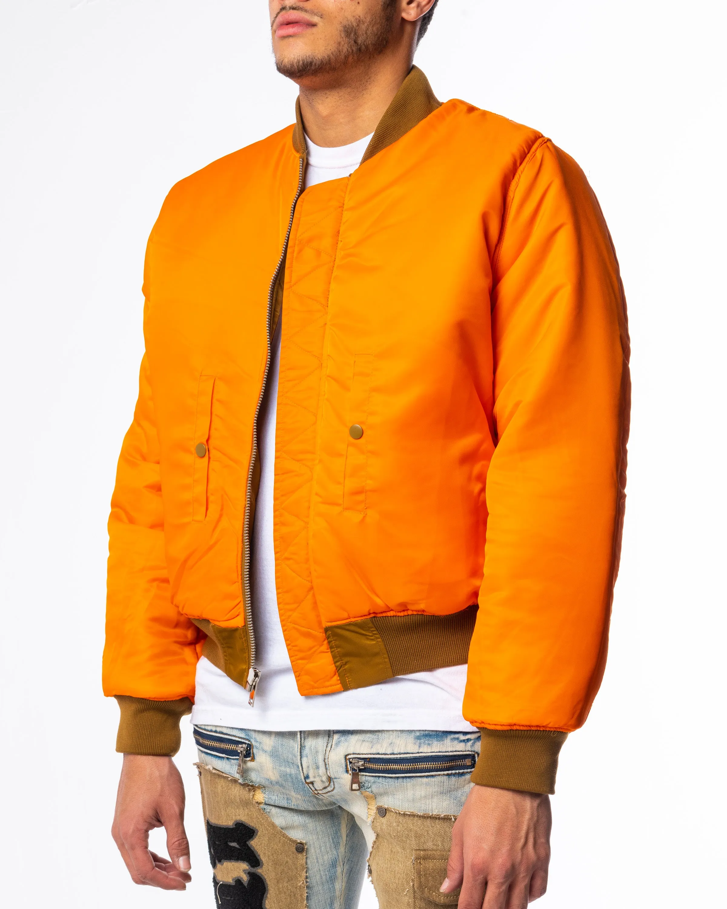 DOOMSDAY BOMBER JACKET (GOLD/SEPIA)