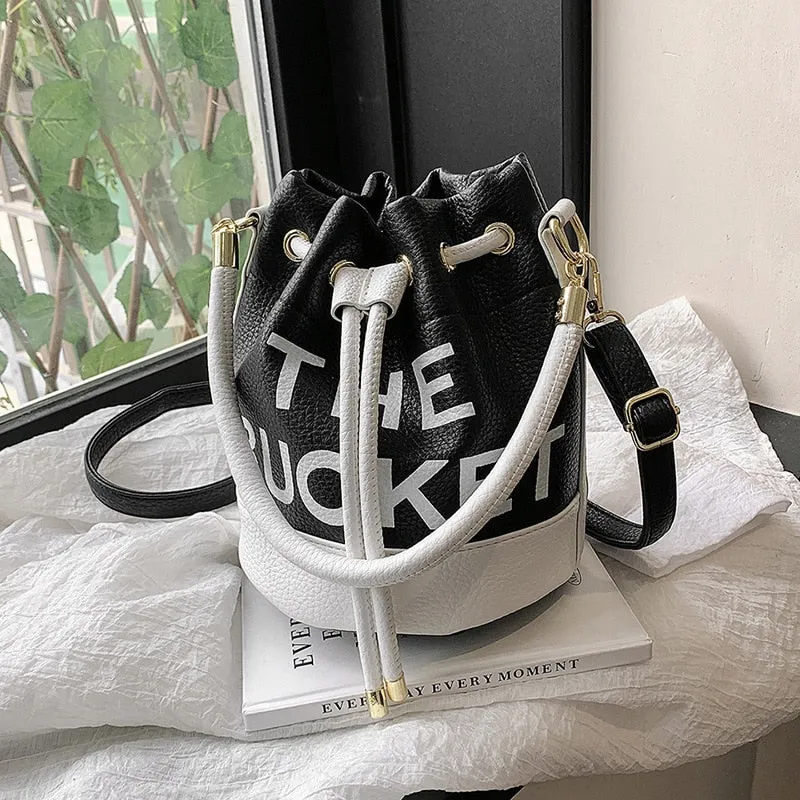Drawstring Bucket Bag