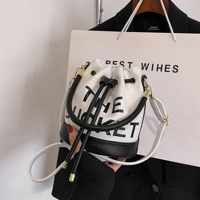 Drawstring Bucket Bag