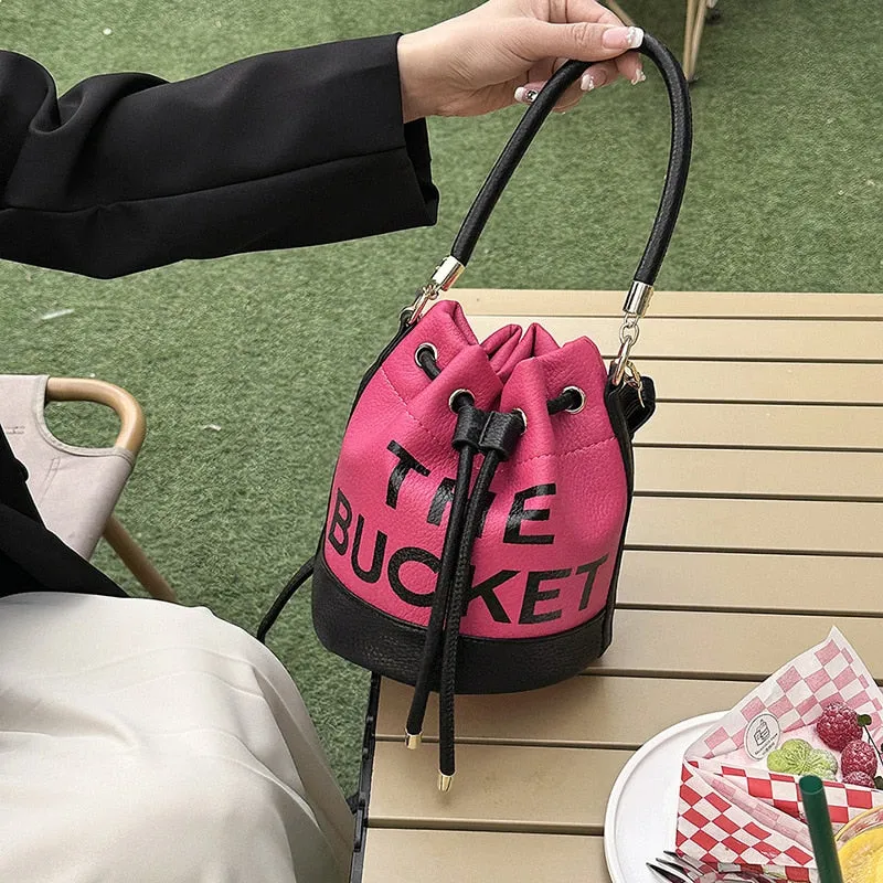 Drawstring Bucket Bag