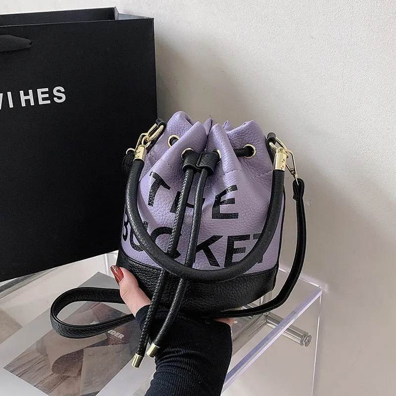 Drawstring Bucket Bag
