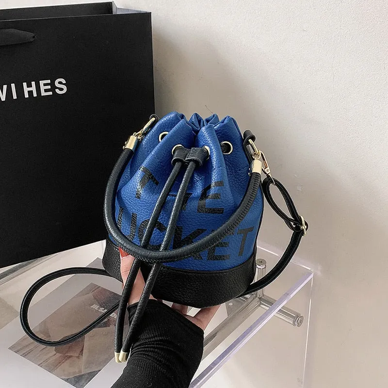 Drawstring Bucket Bag