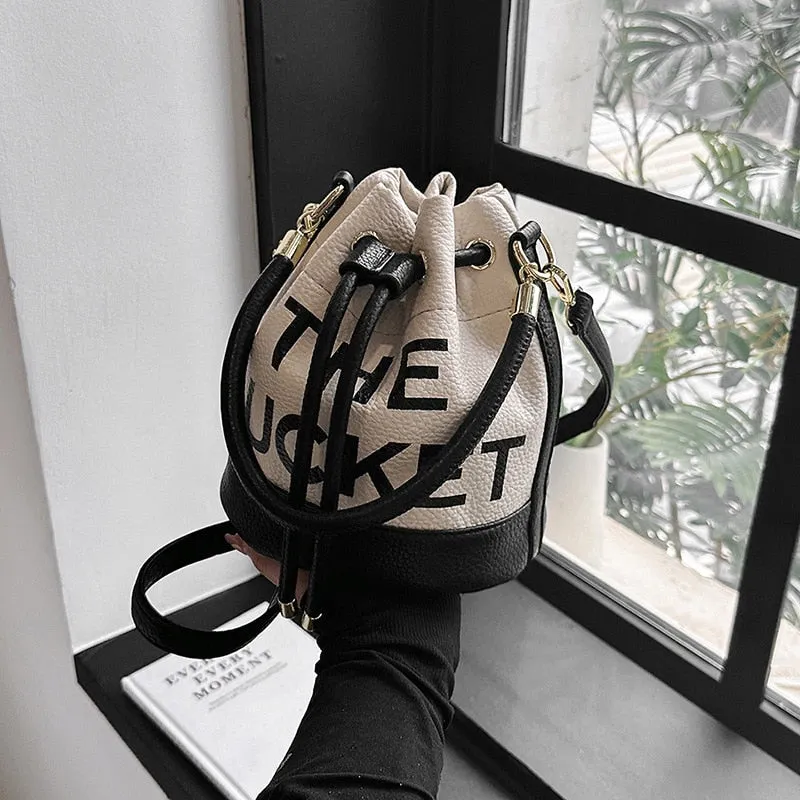 Drawstring Bucket Bag