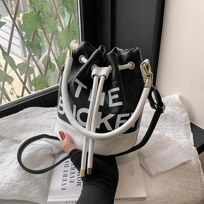Drawstring Bucket Bag