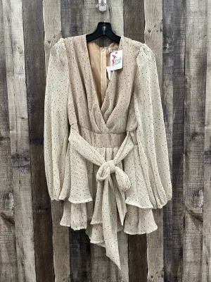 Dress Casual Short By Cme In Beige, Size: L