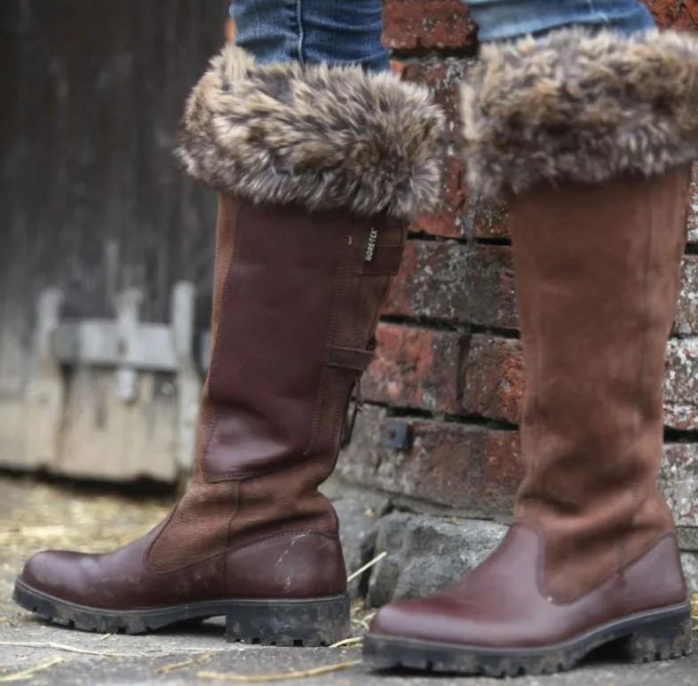 Dubarry Women's Faux Fur Boot Liners Chinchilla Elk