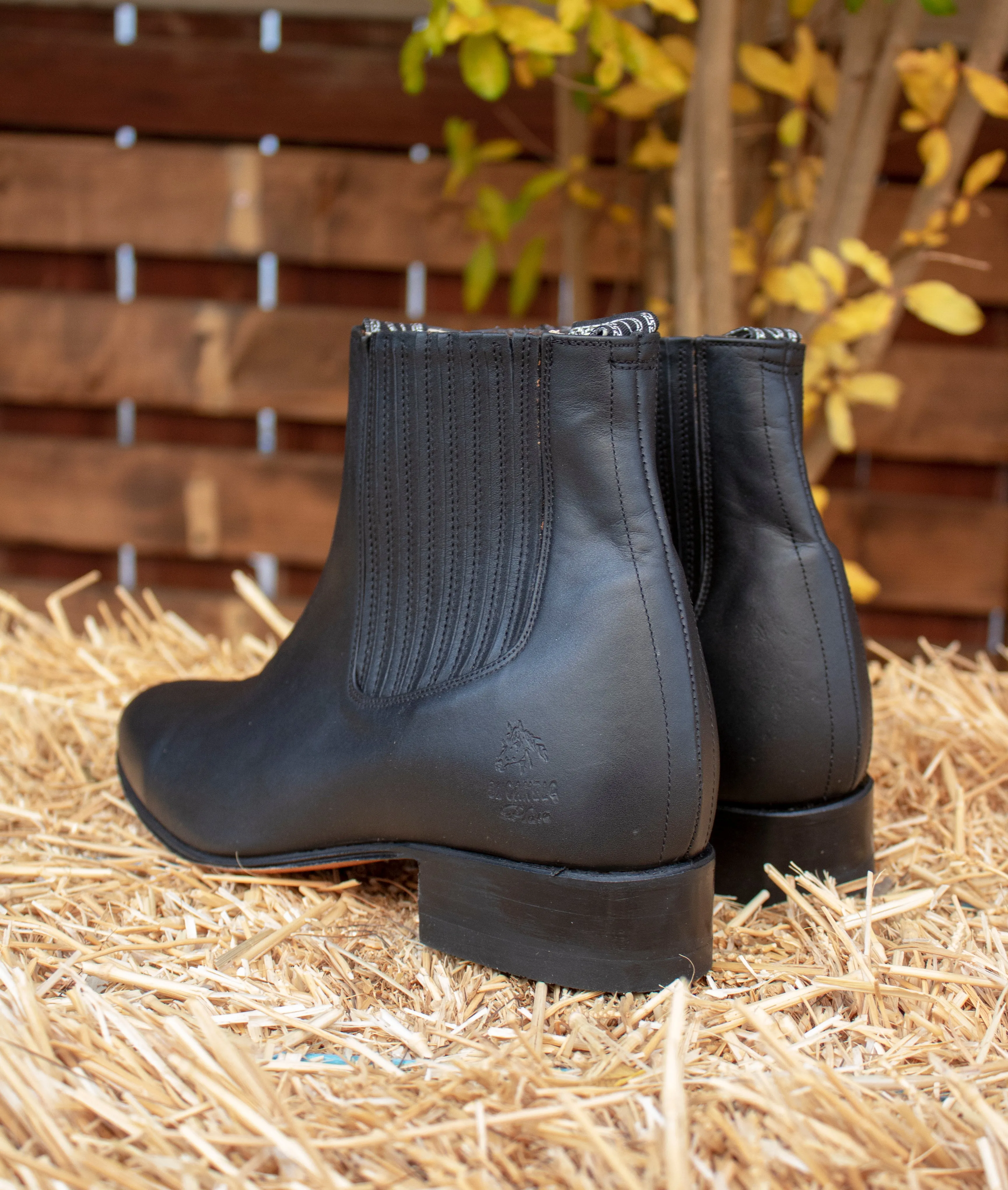 EL CANELO MENS LEATHER CHELSEA BOOTS BOTIN CHARRO ID232