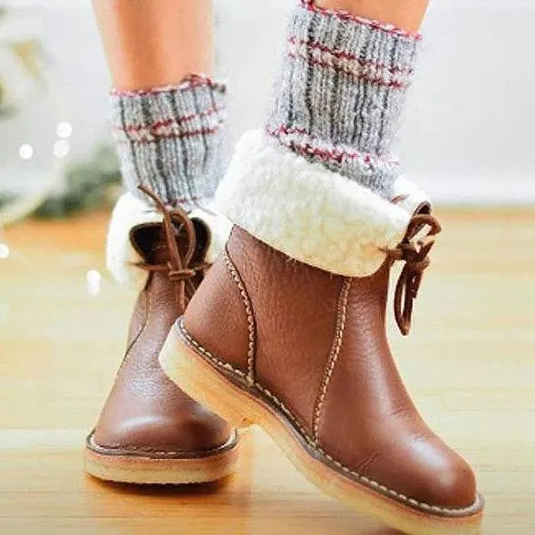 Elena - Waterproof Boots With Wool Lining