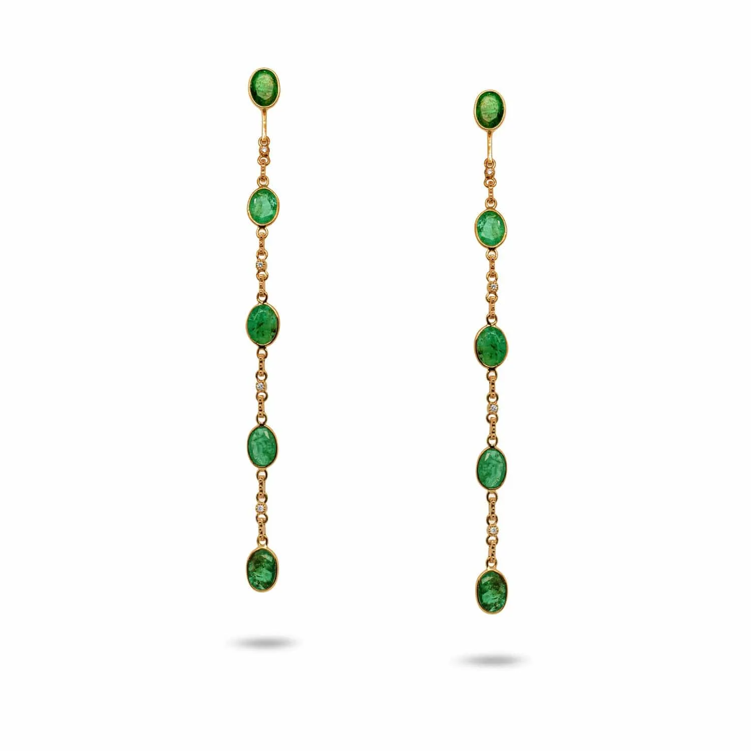 Emerald Drop Earrings