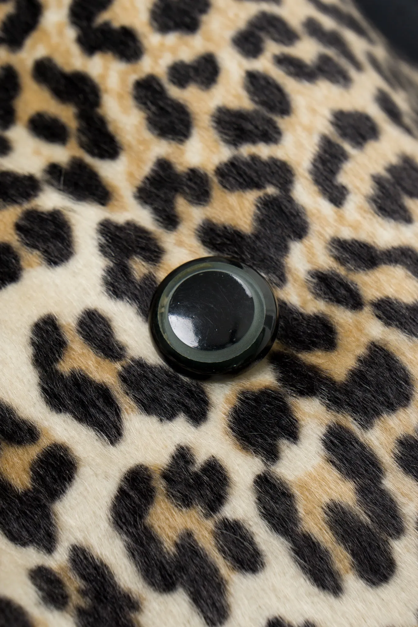 Faux Leopard Coat