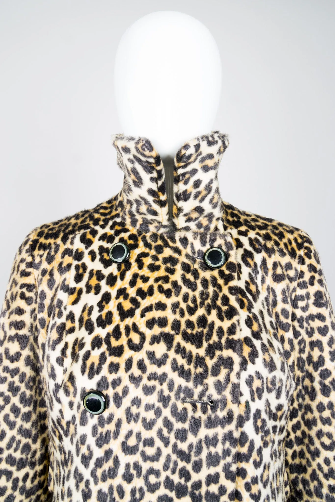 Faux Leopard Coat