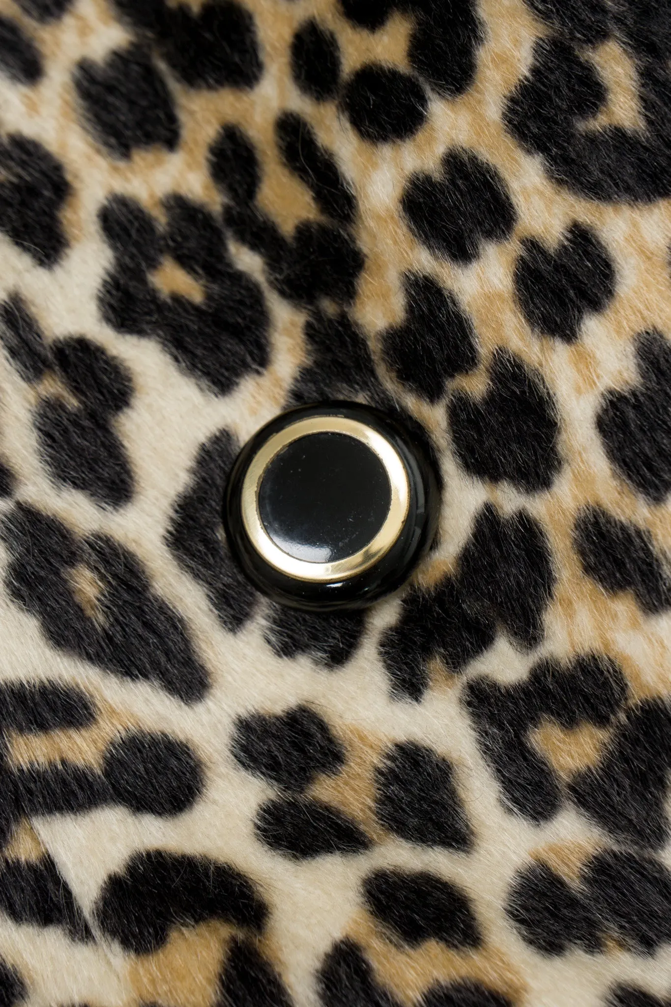 Faux Leopard Coat