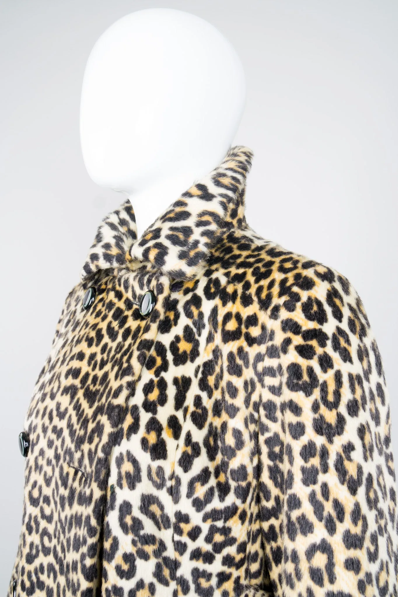 Faux Leopard Coat