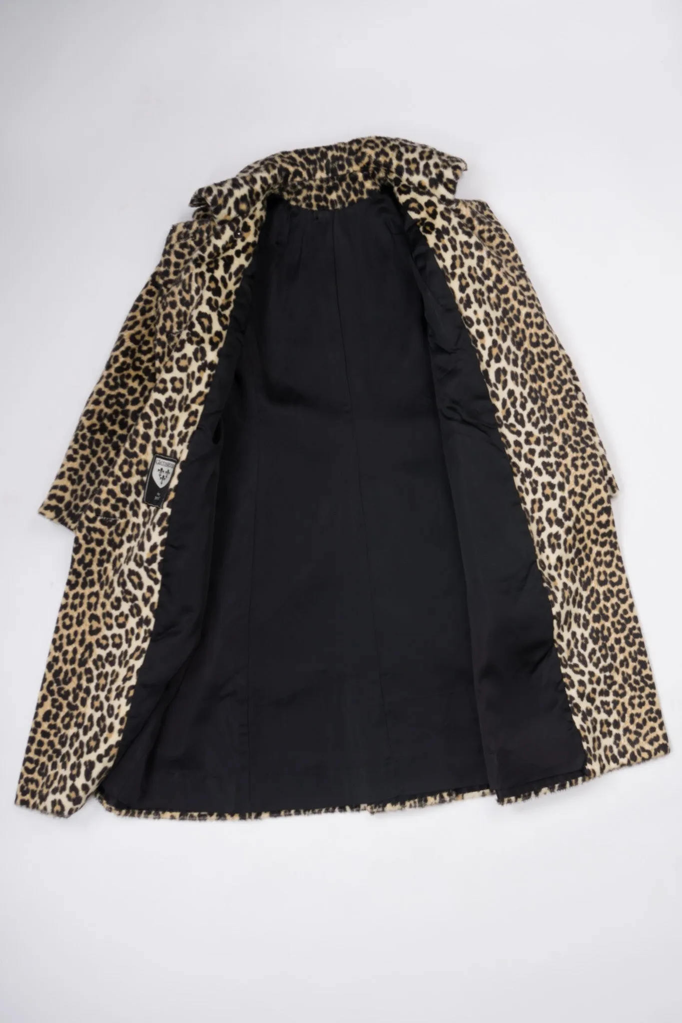 Faux Leopard Coat
