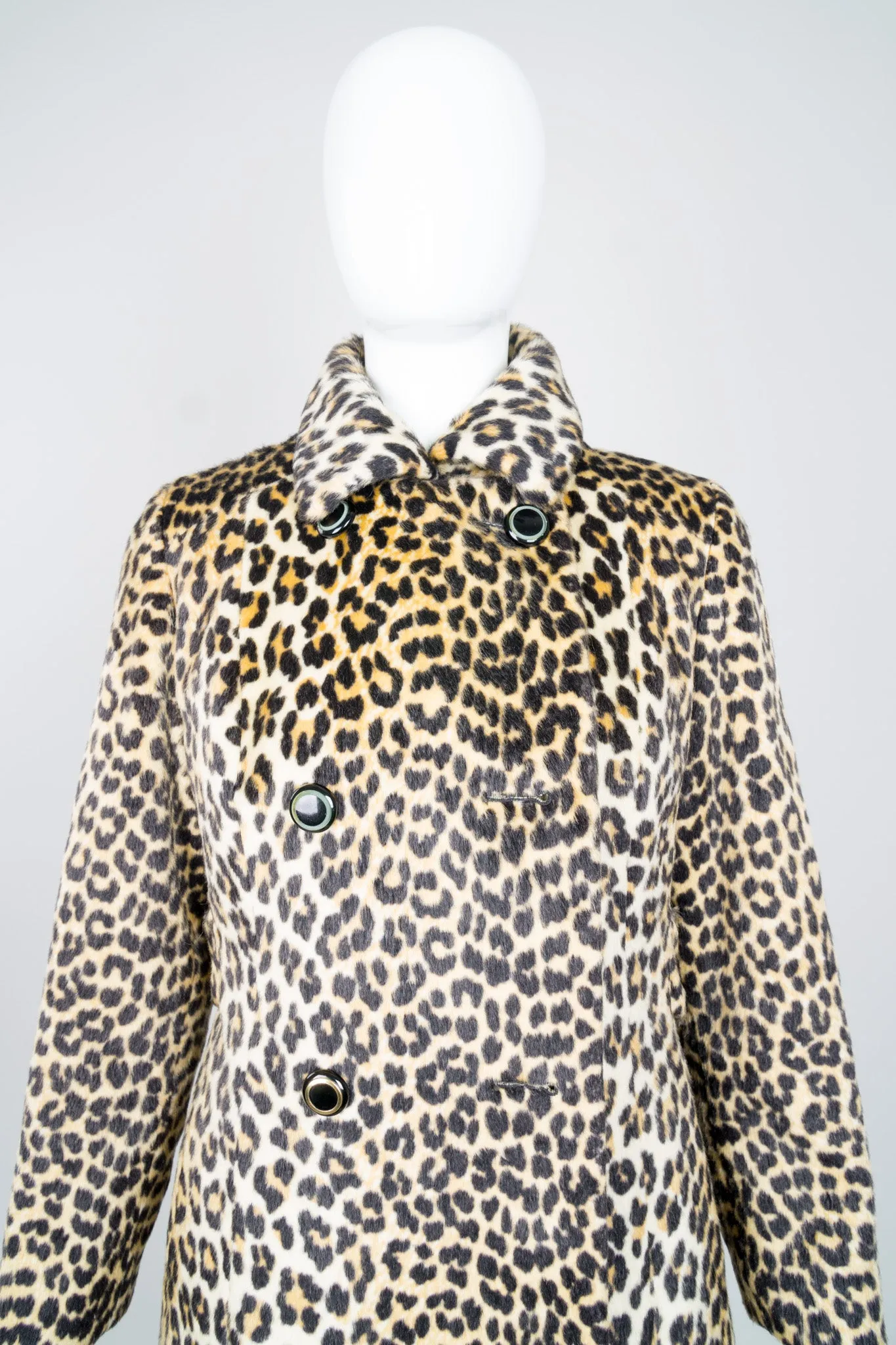 Faux Leopard Coat