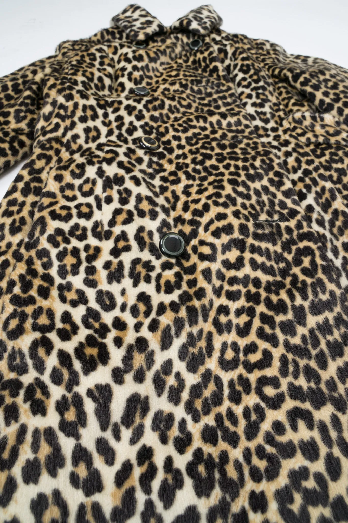 Faux Leopard Coat