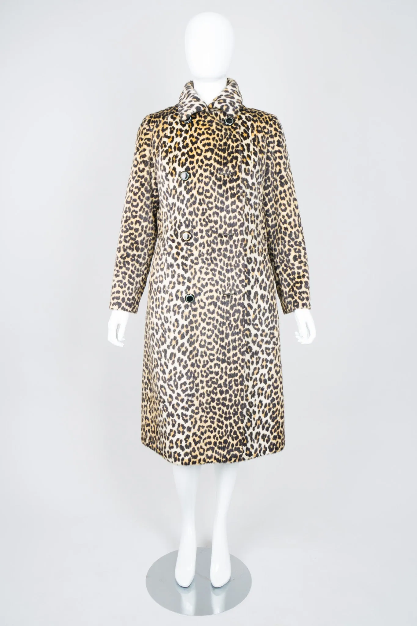 Faux Leopard Coat
