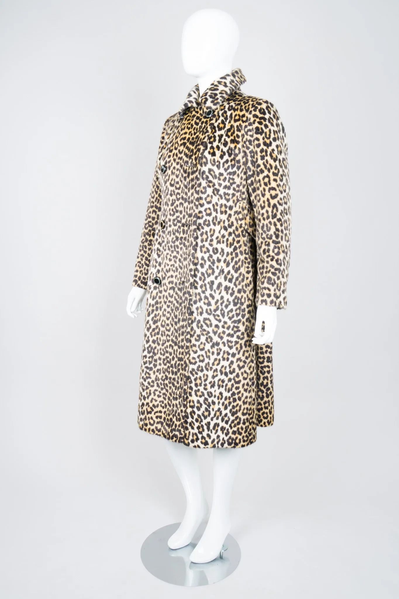 Faux Leopard Coat