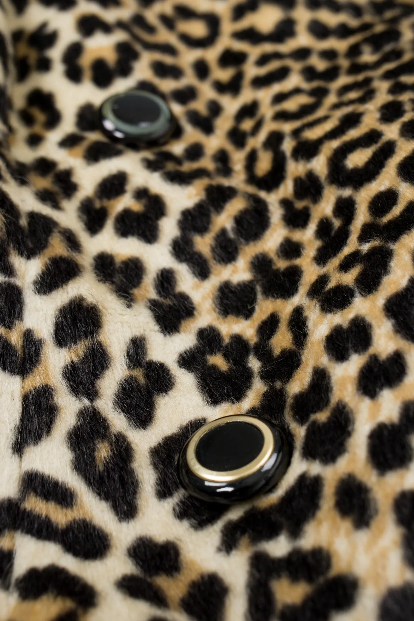 Faux Leopard Coat