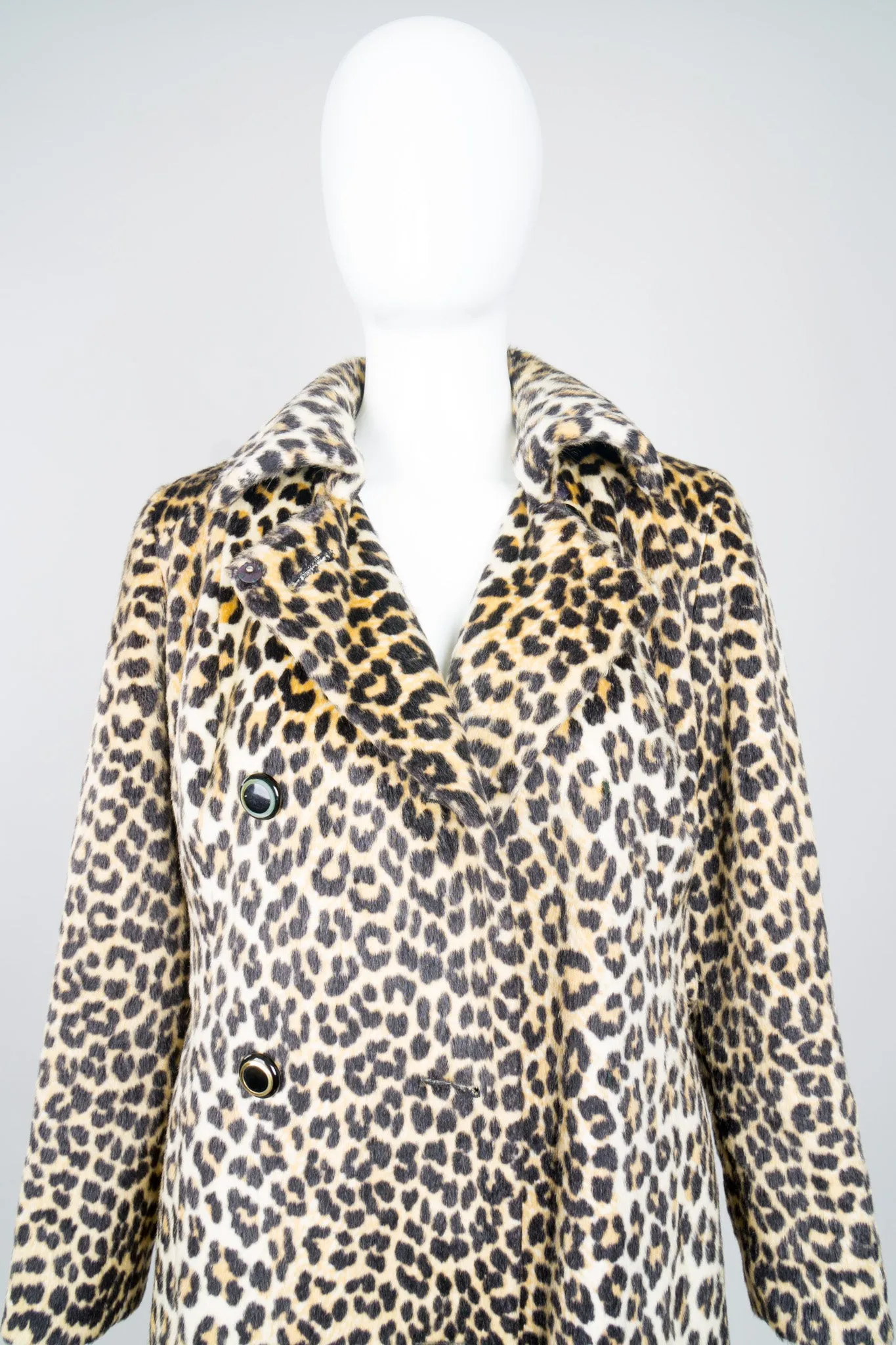 Faux Leopard Coat