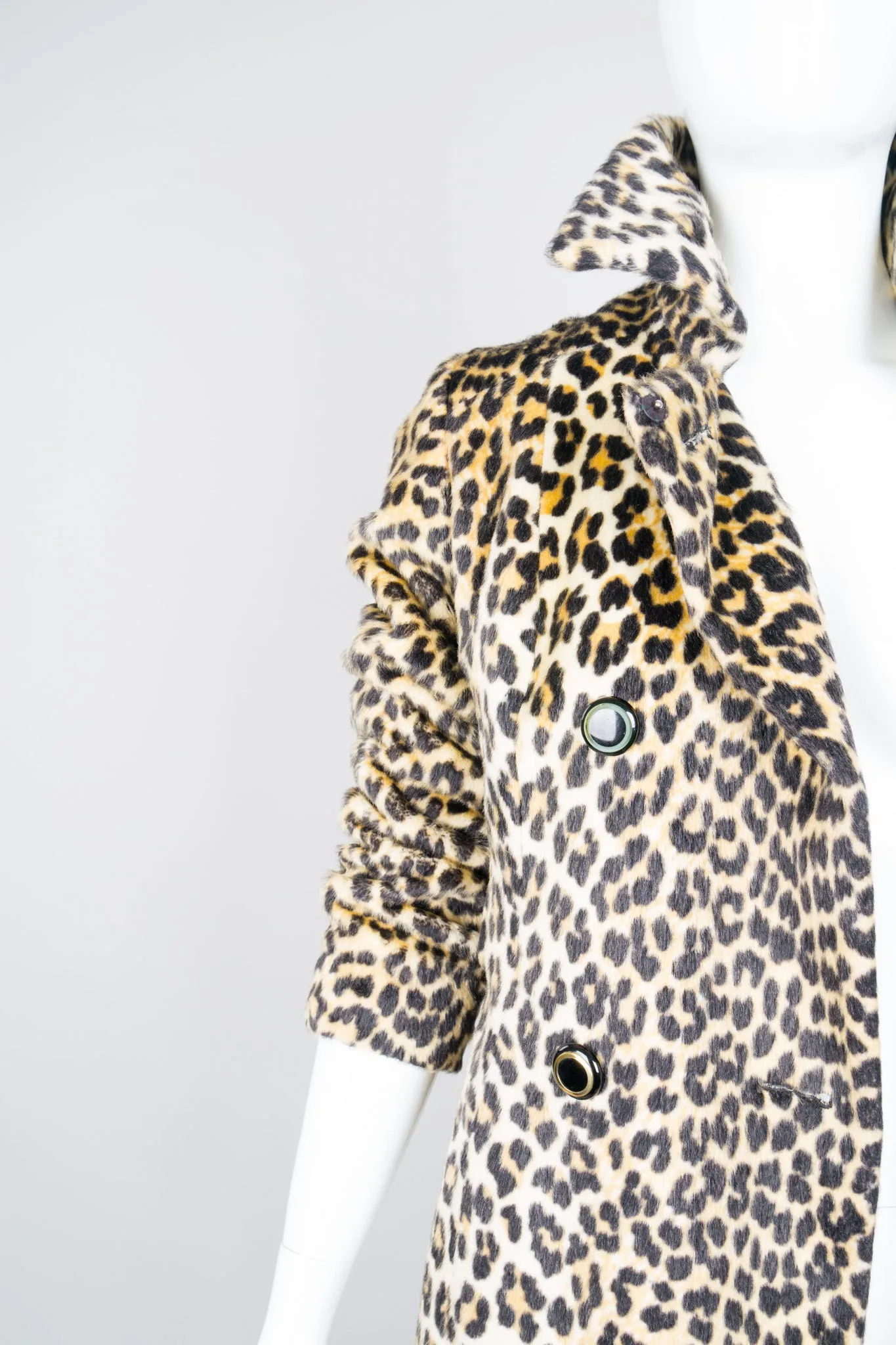 Faux Leopard Coat