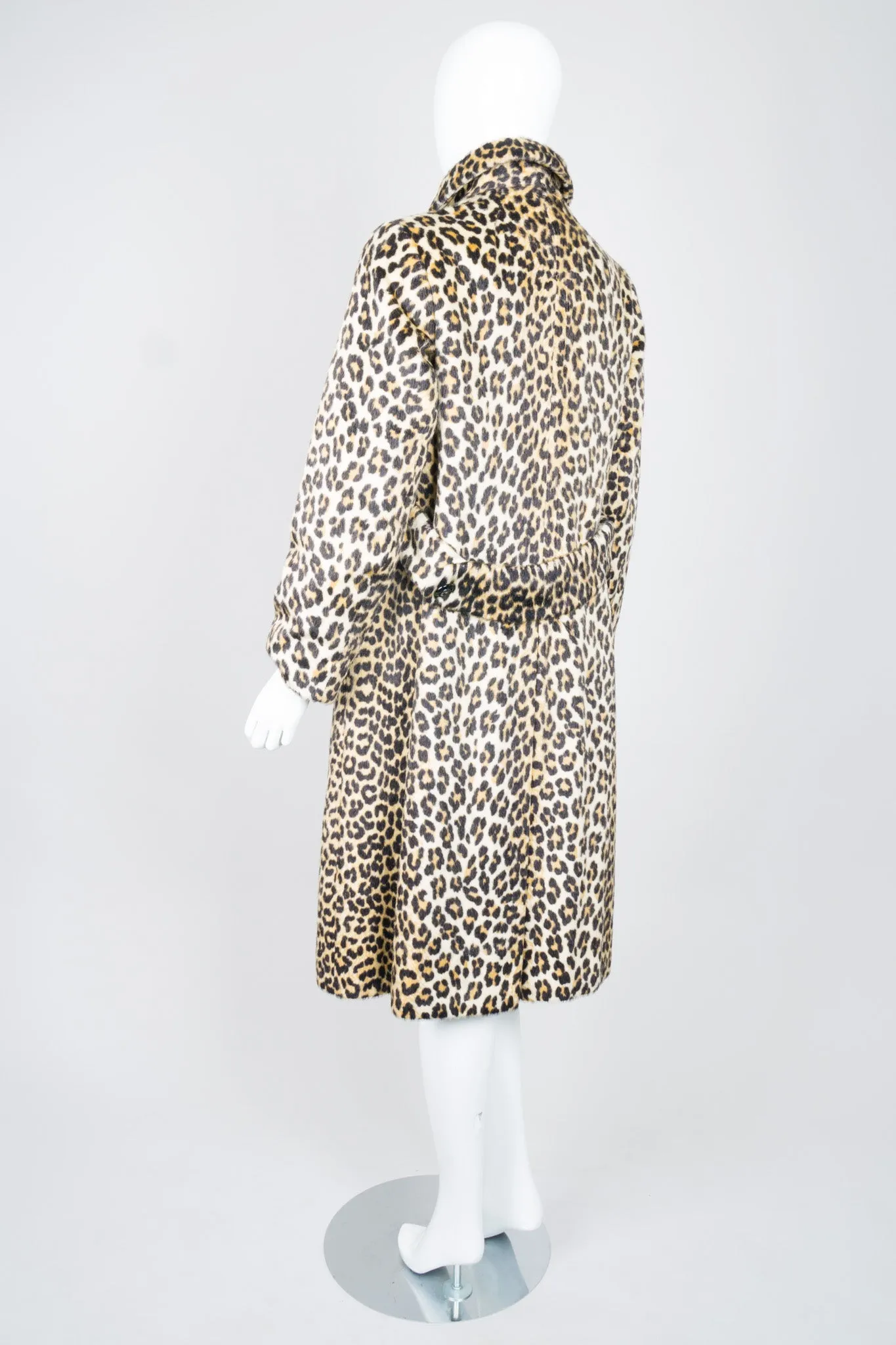 Faux Leopard Coat