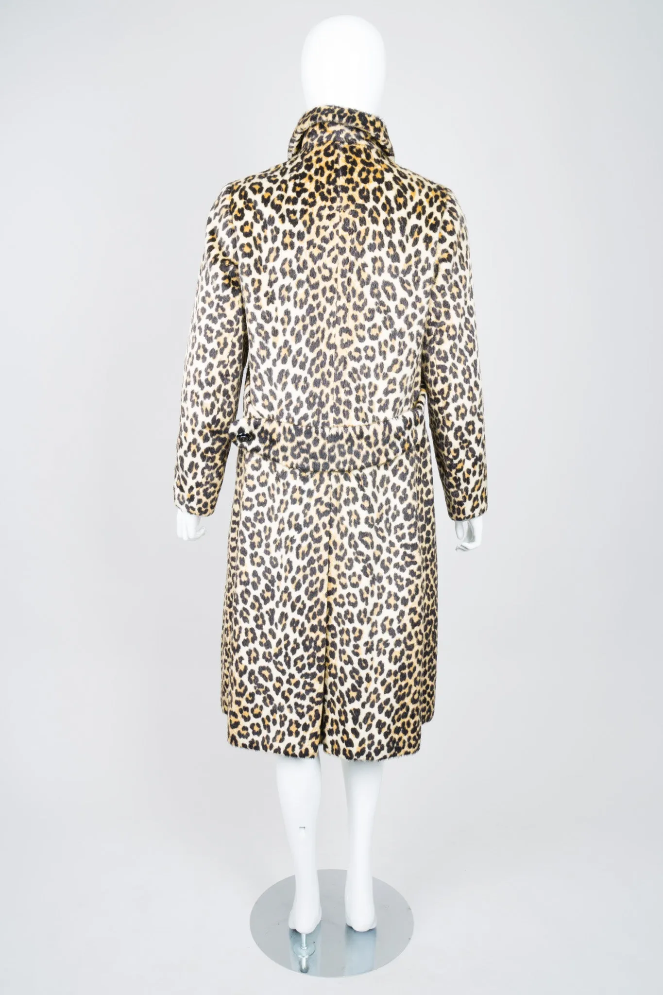 Faux Leopard Coat