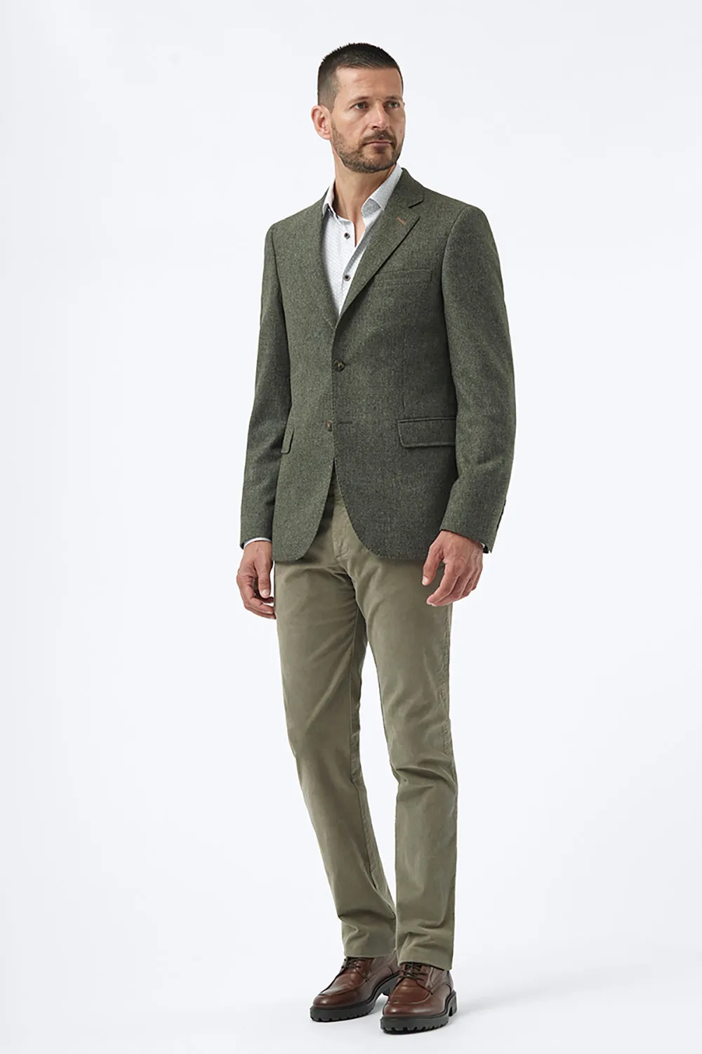 FLORENTINO WOOL BLEND TEXTURED BLAZER 320301