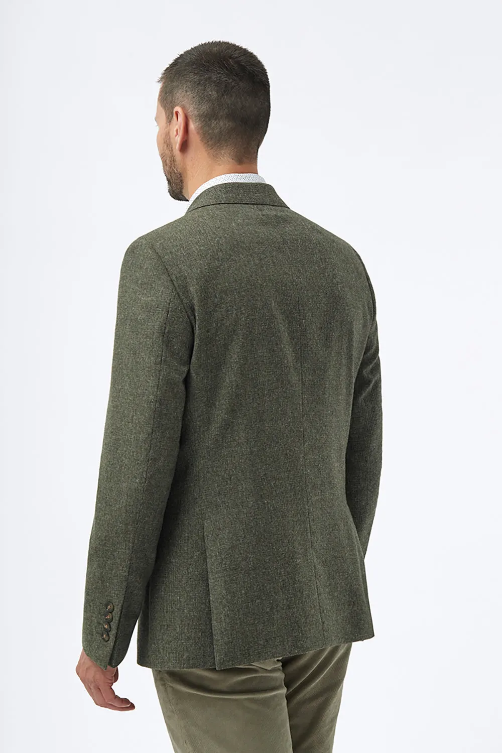 FLORENTINO WOOL BLEND TEXTURED BLAZER 320301