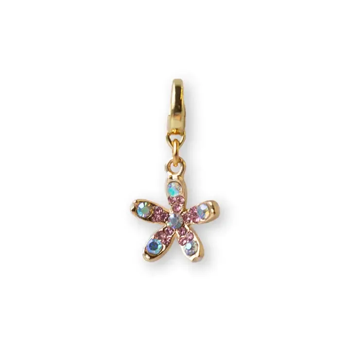 Flower Cubic Zirconia Charm