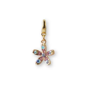 Flower Cubic Zirconia Charm